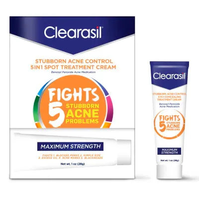 Clearasil Fights 5 Stubborn Acne Problems